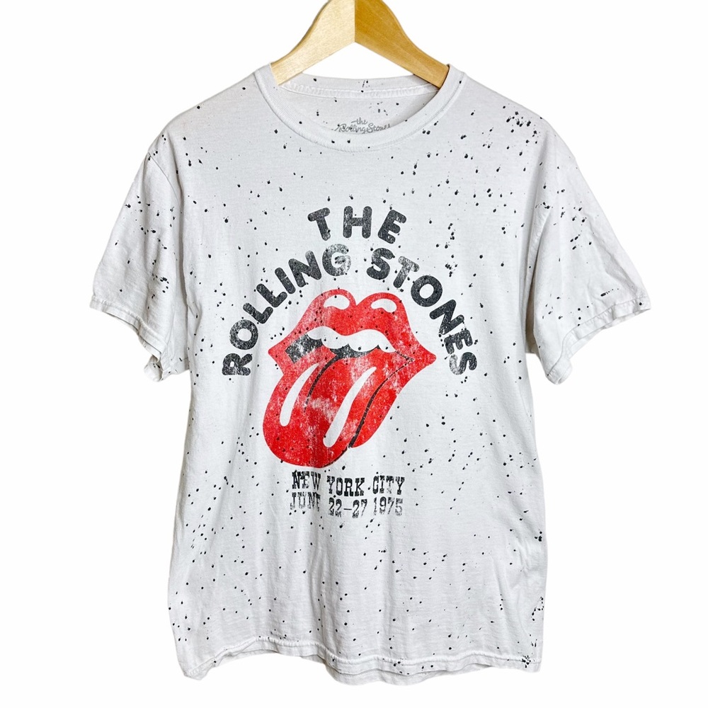 The Rolling Stones Speckled NYC T-Shirt Size Medium